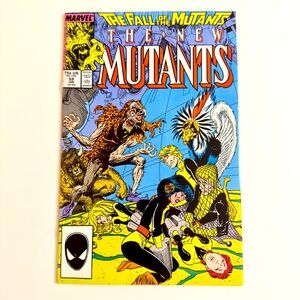The New Mutants #59 - 1988 Marvel Comics - Vintage X-Men Comic Book